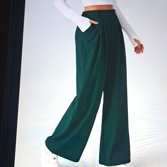 HALARA Pants - MEDIUM (TALL)     HALARA FLEX WIDE LEG WAFFLE PANTS